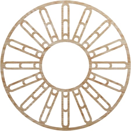 Ekena Millwork Hale Wood Fretwork Pierced Ceiling Medallion, Red Oak, 40"OD x 14 1/2"ID x 1/4"T CMWP40X40X0250HHRO